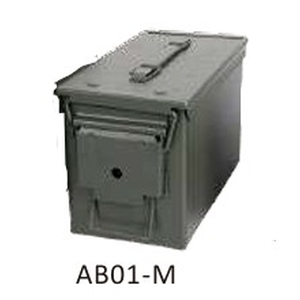 Caja de municion de metal mediana