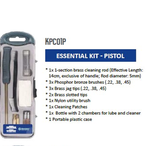 Kit de limpieza esencial para pistola