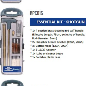 Kit de limpieza esencial para escopeta