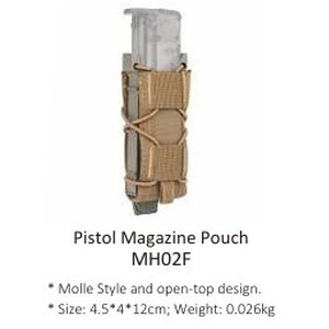 Portacargador lona balistica arena para cargador de pistola 9mm