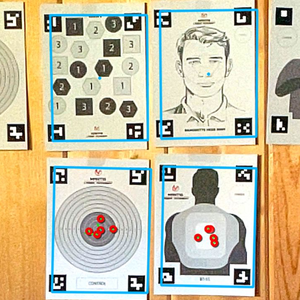 Mantis Laser Academy - Smart Targets - Standard 8.5" x 11"