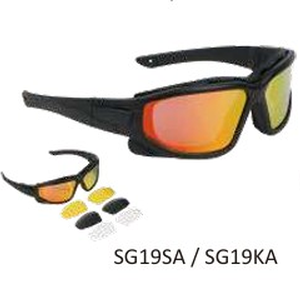 Gafas de tiro con 3 lentes individuales 1.8mm