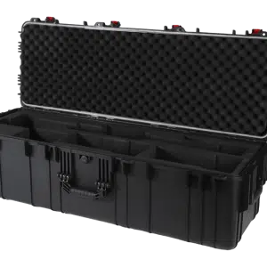 Maletín Rígido Profundo para 4 Rifles 120 x 42 x 33 cm